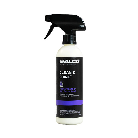 Malco Automotive Clean & Shine 473ml - quick detailer do czyszczenia i ochrony wnętrza