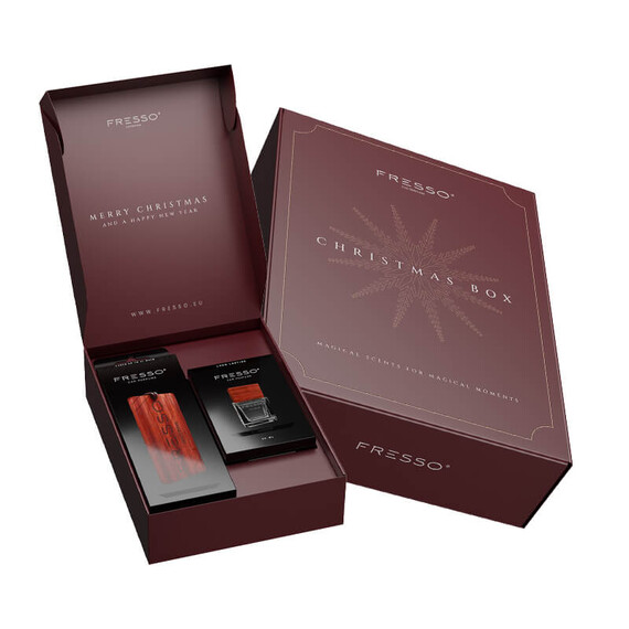 Fresso Gift Box Christmas - świąteczny zestaw prezentowy perfumy 50ml + zawieszka