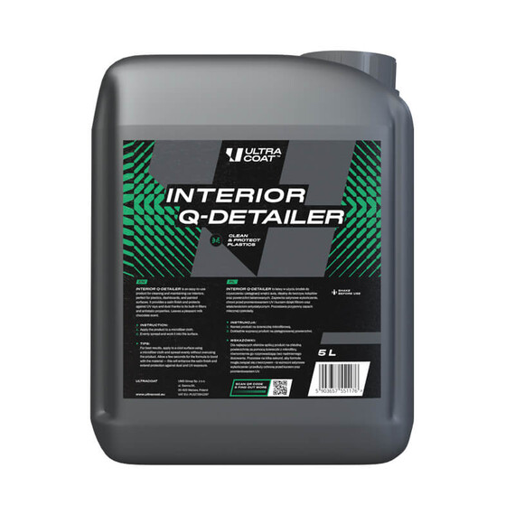 Ultracoat Interior Q-Detailer 5L - czyszczenie i zabezpieczenie wnętrza