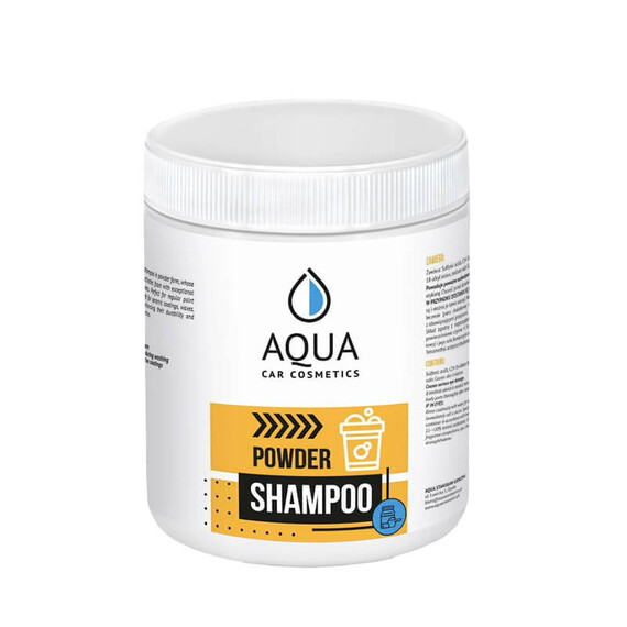 AQUA Powder Shampoo 500g - szampon do mycia samochodu w proszku AQUA Powder Shampoo 500g - szampon do mycia samochodu w proszku