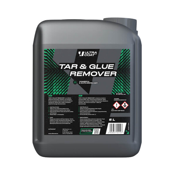 Ultracoat Tar & Glue Remover 5L - środek do usuwania asfaltu, kleju Ultracoat Tar & Glue Remover 5L - środek do usuwania asfaltu, kleju