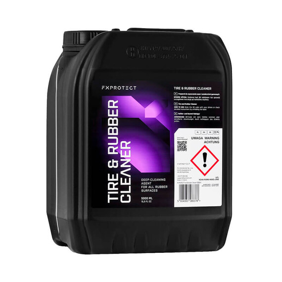 FX PROTECT TIRE & RUBBER CLEANER 5L - środek do czyszczenia opon i elemantów gumowych