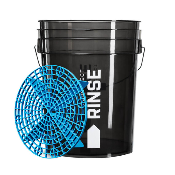 FX PROTECT WASH BUCKET RINSE BLACK 20L - czarne wiadro do mycia z separatorem