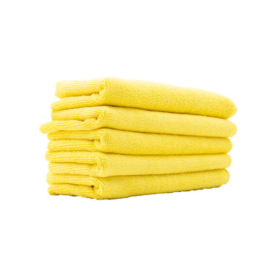 Work Stuff Worker Yellow 40x40cm 5-pack - zestaw mikrofibr do czyszczenia i pielęgnacji