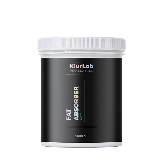 Kiurlab Pro Leather Fat Absorber Paste 1L - pasta do usuwania tłuszczu ze skóry