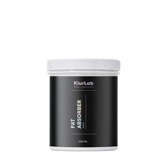 Kiurlab Pro Leather Fat Absorber Paste 250ml - pasta do usuwania tłuszczu ze skóry