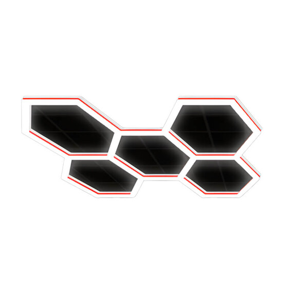 GLOSER Hexagon Light Red - system oświetleniowy LED