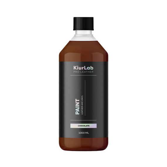 Kiurlab Pro Leather and Vinyl Paint Chocolate 1L - farba do renowacji skóry i winylu