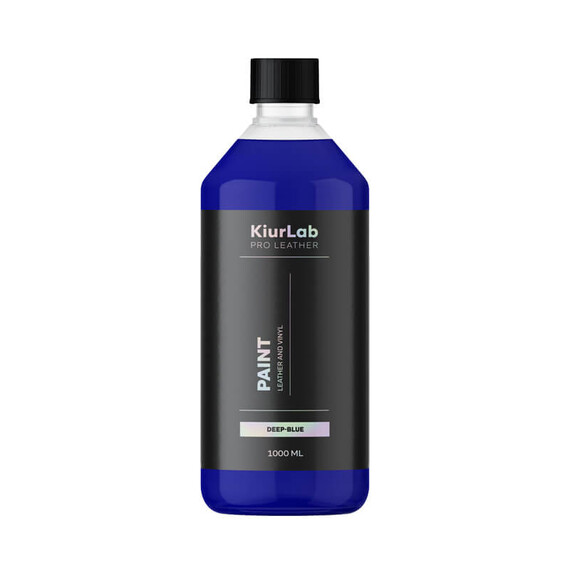 Kiurlab Pro Leather and Vinyl Paint Deep Blue 1L - farba do renowacji skóry i winylu