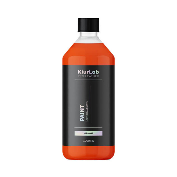 Kiurlab Pro Leather and Vinyl Paint Orange 1L - farba do renowacji skóry i winylu