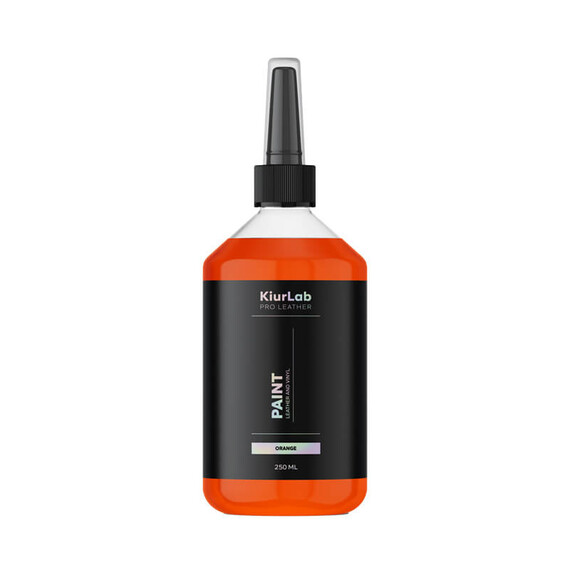 Kiurlab Pro Leather and Vinyl Paint Orange 250ml - farba do renowacji skóry i winylu