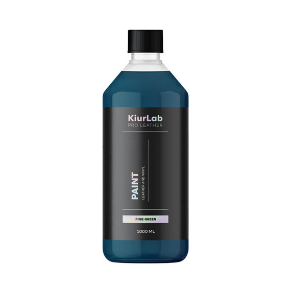 Kiurlab Pro Leather and Vinyl Paint Pine Green 1L - farba do renowacji skóry i winylu