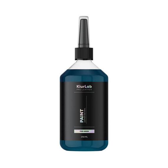 Kiurlab Pro Leather and Vinyl Paint Pine Green 250ml - farba do renowacji skóry i winylu