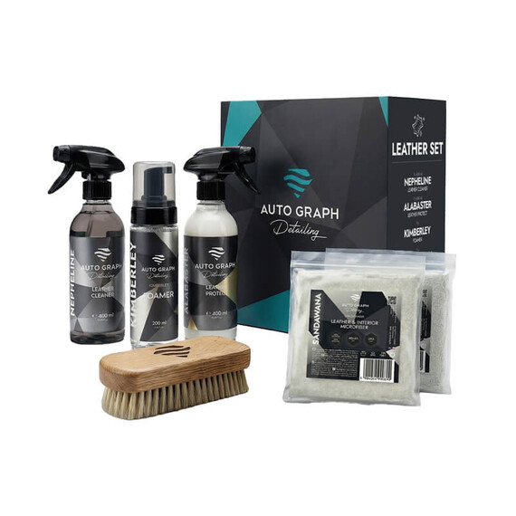Auto Graph Leather Set - zestaw do czyszczenia i zabezpieczenia tapicerki skórzanej
