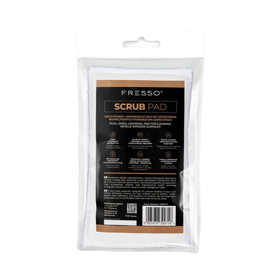 Fresso Scrub Pad - dwustronny uniwersalny pad do czyszczenia wnętrza