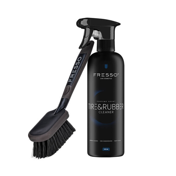 Fresso Tire&Rubber Cleaner 500ml - środek do czyszczenia opon i elementów gumowych ze szczotką