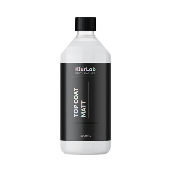Kiurlab Pro Leather Top Coat Matt 1L - matowy lakier wykończeniowy do skóry i winylu