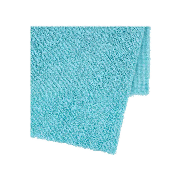 MR RAG 40x40cm TURQUOISE TWOPILE Edgeless - mikrofibra bezszwowa o dwóch długościach włosia