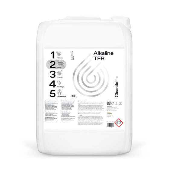 CleantlePro Alkaline TFR 25L - mocny środek zasadowy do mycia wstępnego