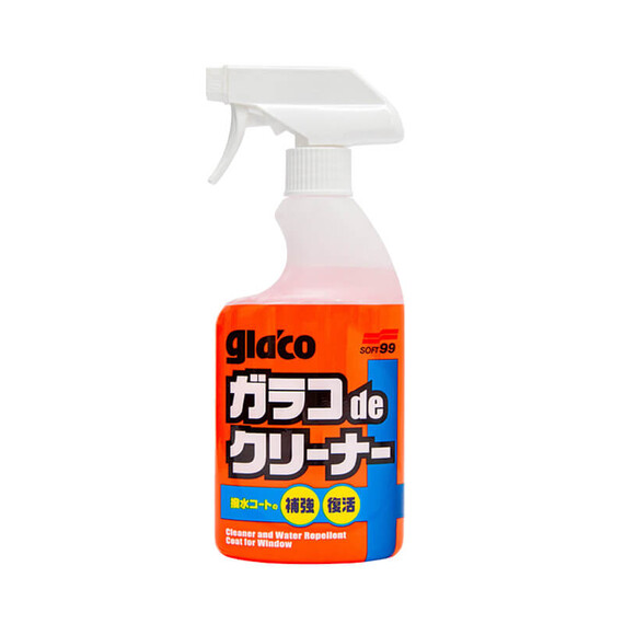 Soft99 Glaco De Cleaner 400ml - płyn do mycia szyb z niewidzialną wycieraczką
