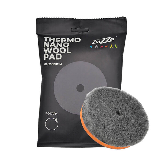 ZviZZer THERMO NANO WOOL PAD 130/25/130mm - futro polerskie na rotację