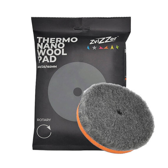 ZviZZer THERMO NANO WOOL PAD 160/25/160mm - futro polerskie na rotację