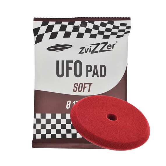 ZviZZer THERMO UFO PAD BORDEAUX SOFT 170/20/150mm - bordowa gąbka polerska miękka