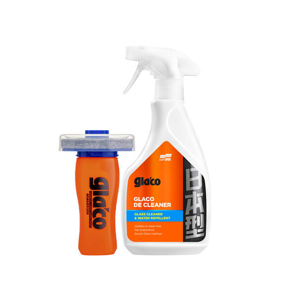 Soft99 Zestaw Drive Safe - Glaco Dx 110ml Glaco De Cleaner 500ml + opaska