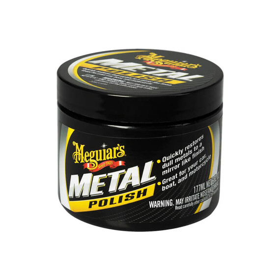 Meguiar's Metal Polish 170g - pasta do polerowania metalu